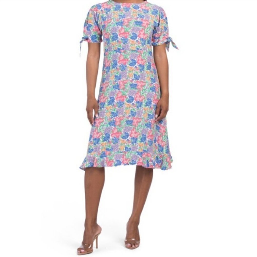 Faithfull the Brand Emilia Midi Dress Demima Floral Print